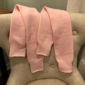 Vintage Leg Warmers Thigh length Soft Pink Classic